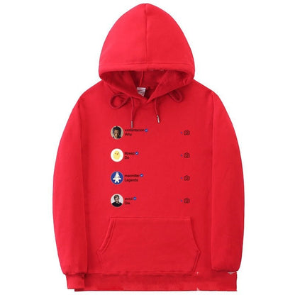 Oversized Men's Hooded Sweater - Relaxed Fit, Fleece Casual