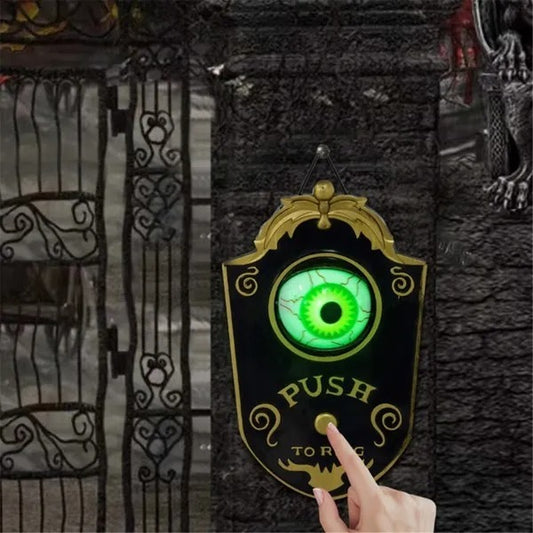 Halloween Decoration Light Up Eyeball Doorbell 2025