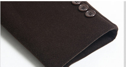 Warm Classic Men's Overcoat - Midlength Wool Cashmere