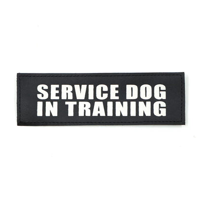 Service Dog Patch Svart Sele Etikett Kardborreband Höst 2025 Lätt att ta på och av för snabb identifiering