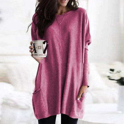 Soft Relaxed Women’s Tunic Sweater - Tunic, Knit, Casual