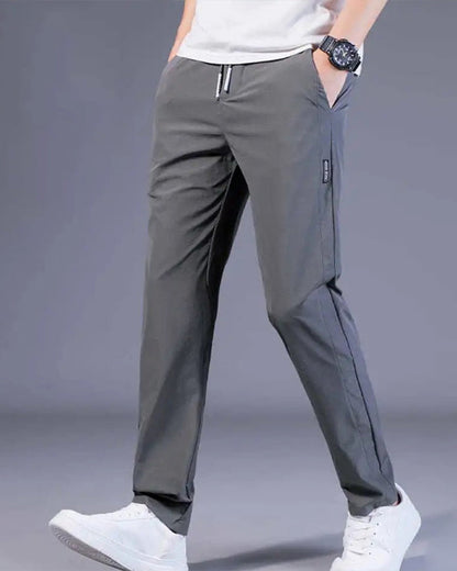 Men's Casual Leisure Pants with Quick-Drying Technology and Flexible Stretch Fabric, Perfect for Active Lifestyle-4