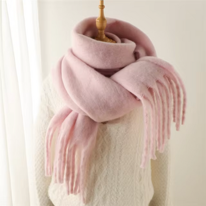Oversized Cozy Women’s Winter Scarf -Blanket Style Cashmere