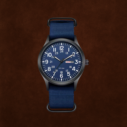 Men’s Everyday & Outdoor Watch – Rugged Waterproof Design, Stainless Steel Case – Green Black