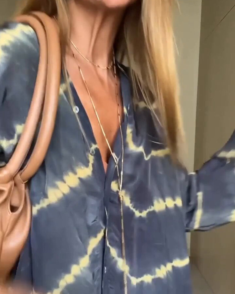 Lightweight V-Neck Womens Dress, Breathable Summer Dress with Relaxed Fit, Available in Various Colors and Sizes S-XL-5