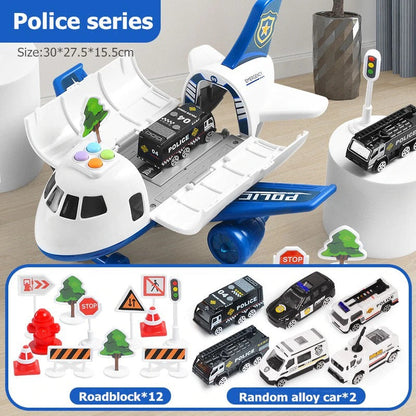 Ensemble de jouets avion XL Jeu de sauvetage d'urgence pour enfants Idée cadeau rentrée scolaire 2025