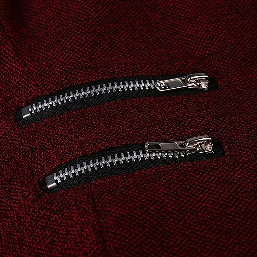 Warm Women's Winter Coat - Asymmetric Zip, Cotton Blend