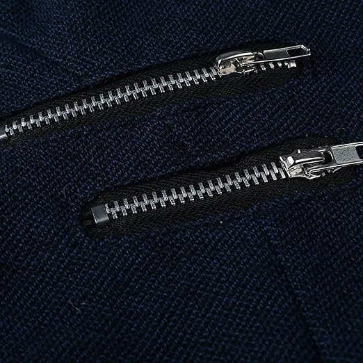 Warm Women's Winter Coat - Asymmetric Zip, Cotton Blend