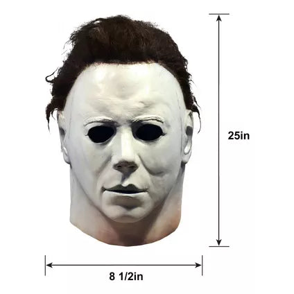 Lifelike Michael Myers Foam Latex Horror Mask - Perfect for Halloween Costume Parties, Handmade Replica of Iconic Character