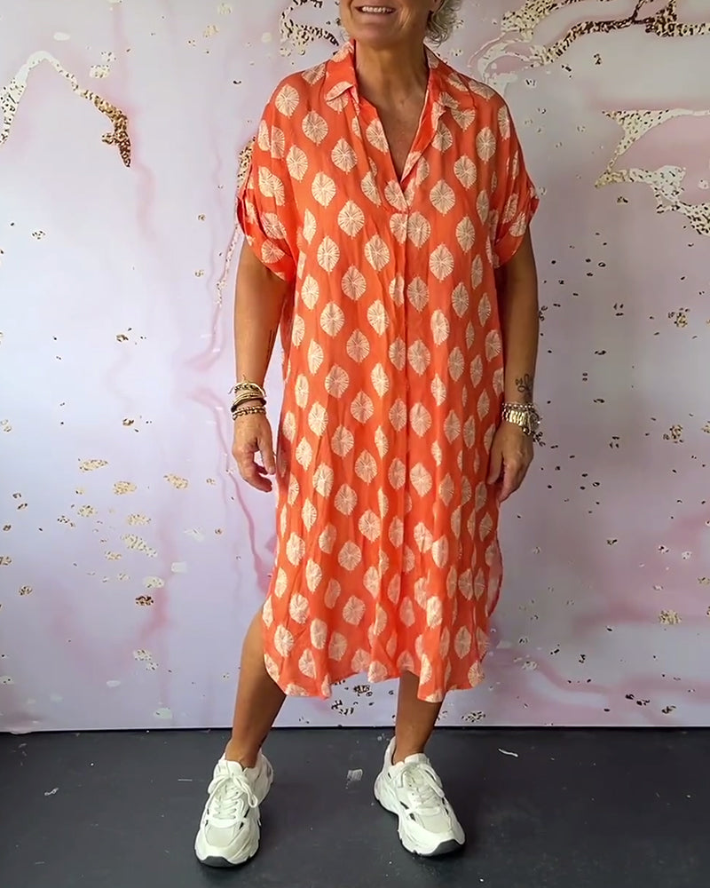 Plus Size Women's Summer Dress, Airy Loose Fit with Breathable Fabric, Available in Natural Colors S to 3XL-5