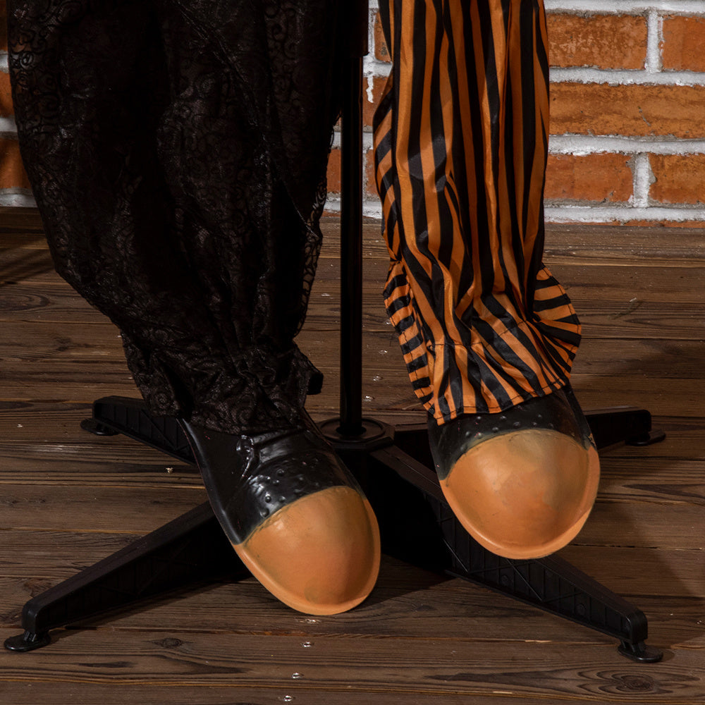 67 Inch Levensgrote Pratende Clown Animatronic Halloween