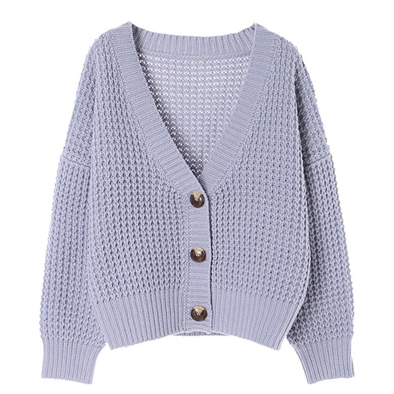 Oversized Women’s Sweater Coat - Boxy Knit, Cotton Blend