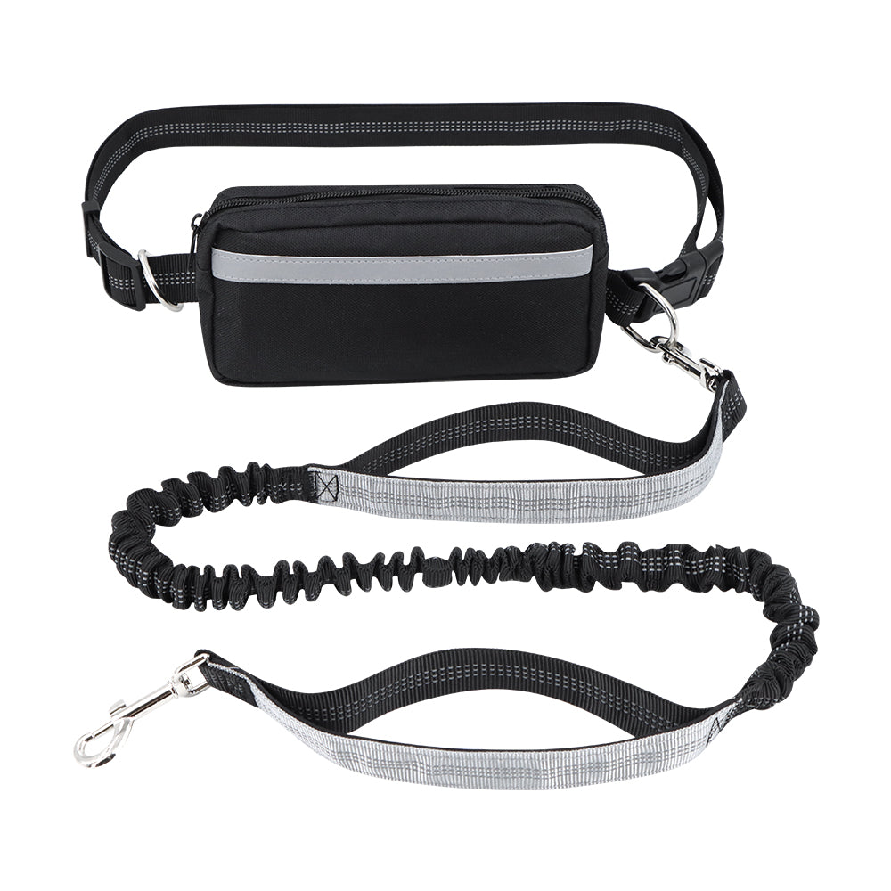 Dog Leash Double-Handle Hands-Free Bungee Reflective Walking Leash Fall 2025 Safe Control