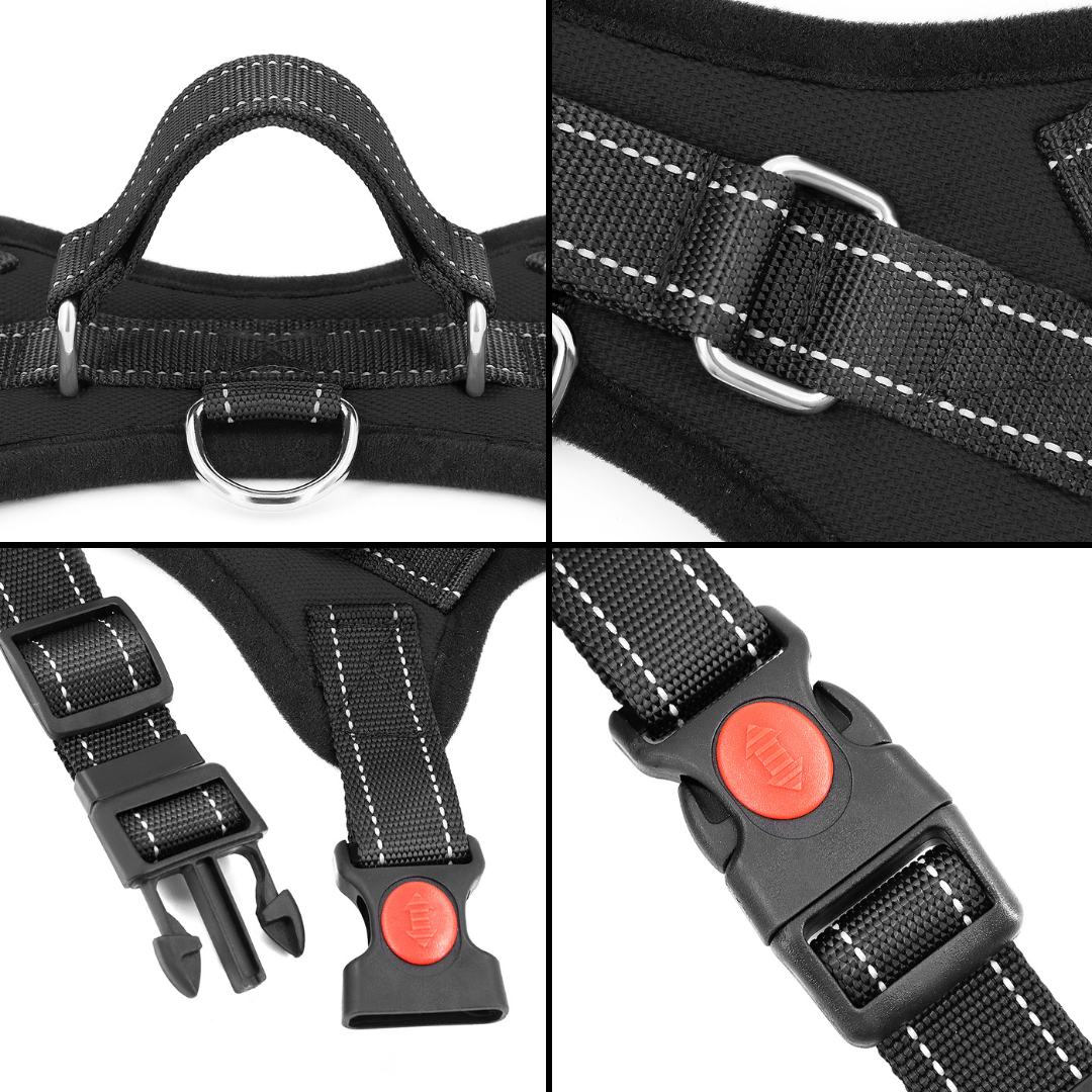 Pettorina per cani No-Choke Regolabile Pettorina di sicurezza Tendenza Autunno 2025 Imbottitura traspirante per un controllo delicato