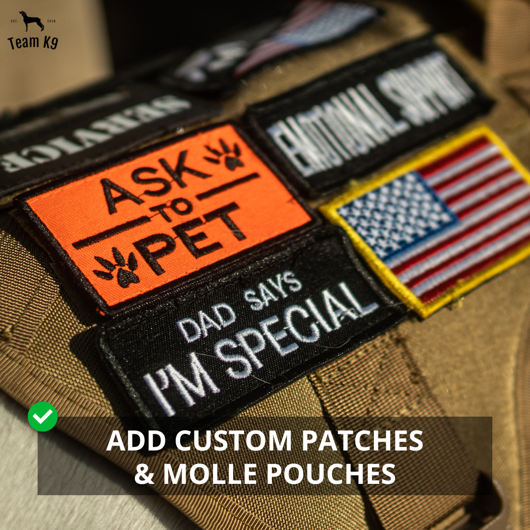 Dog Harness No-Pull Tactical Front Clip With 4 Quick-Release Buckles Reflective Strips Top Handle Fall 2025