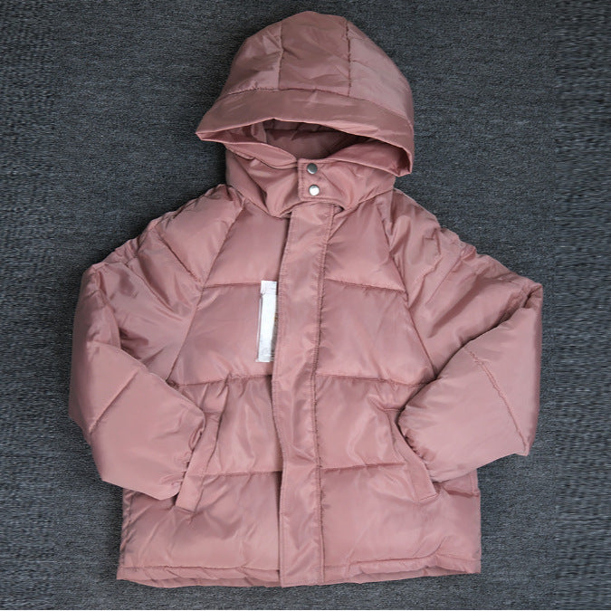 Insulating Women Puffer Coat - Hooded Quilted Poly Winter