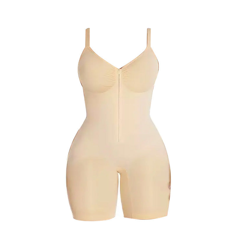 Seamless Women's Shapewear Bodysuit - full-body shaping, spandex blend, everyday wear