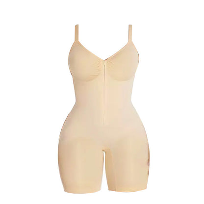 Seamless Women's Shapewear Bodysuit - full-body shaping, spandex blend, everyday wear