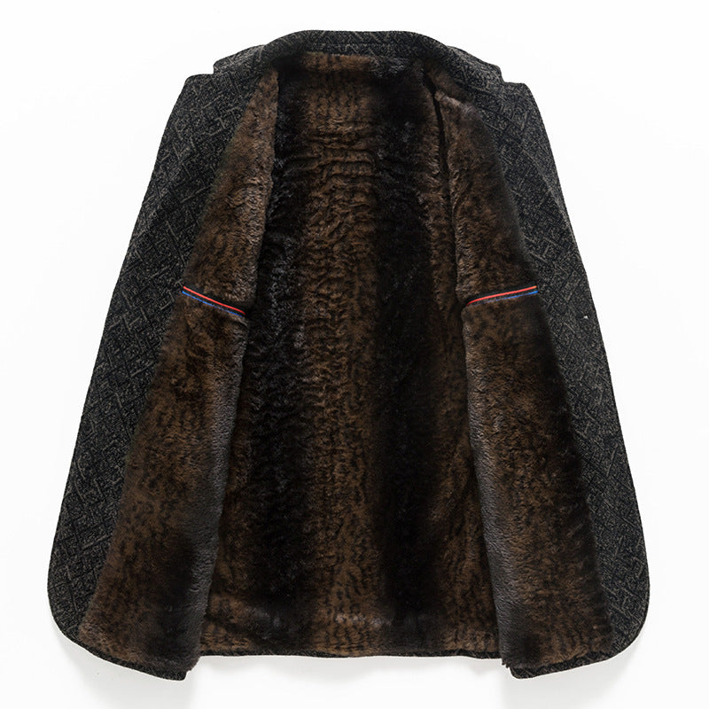 Soft Men’s Blazer - Slim Cut, Chenille, Smart Casual