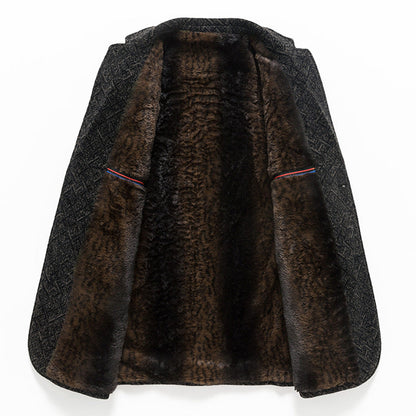 Soft Men’s Blazer - Slim Cut, Chenille, Smart Casual