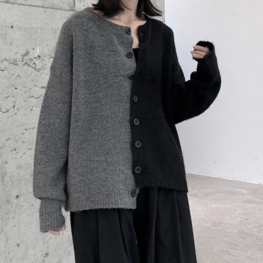 Oversized Women’s Sweater Coat - Button Front, Acrylic