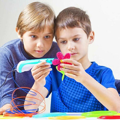 3D-printpen til børn kreativt kunstværktøj sikkert ingen varme design ikke-giftig filament tilbage til skole 2025 gave