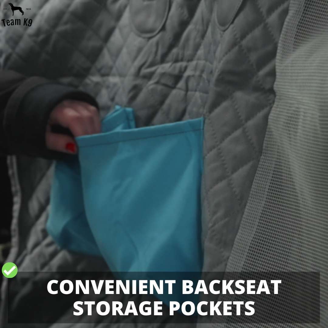 Autositz Hängemattenbezug, wasserdichter rutschfester Rücksitzschutz mit Taschen, kostenloser Sicherheitsgurt, Herbst 2025 Reise