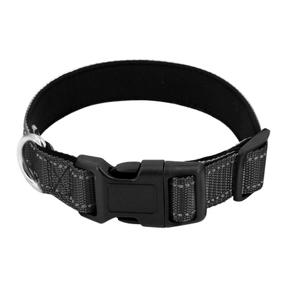 Reflecterende hondenhalsband met snelsluitgesp - veilige nachtelijke wandelingen, cadeau-idee voor huisdieren herfst 2025