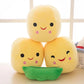 Kawaii Plush Pea Pod Doll Toy - 25cm (9.8 inch) Soft Stuffed Cushion for Kids, Unisex Gift for Boys and Girls, Adorable Playtime Companion