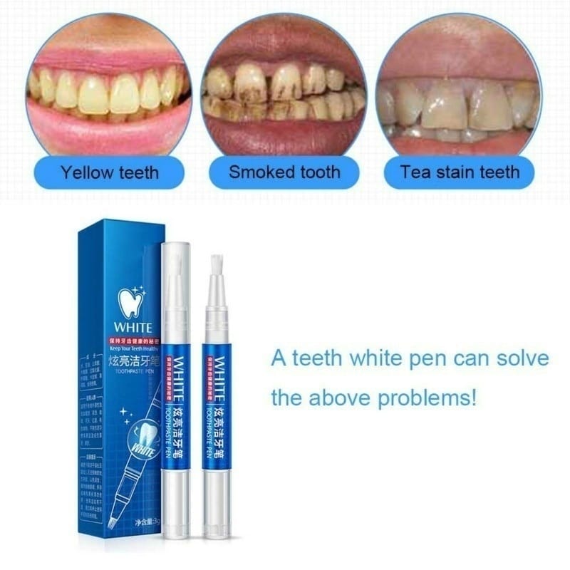 Penna Gel Sbiancante per Denti Formula Naturale Sbiancamento Denti a Casa Sorriso Luminoso Regalo Virale TikTok Autunno 2025