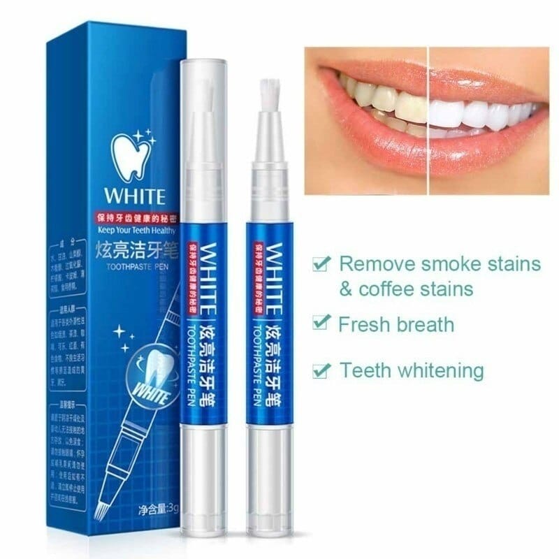 Penna Gel Sbiancante per Denti Formula Naturale Sbiancamento Denti a Casa Sorriso Luminoso Regalo Virale TikTok Autunno 2025