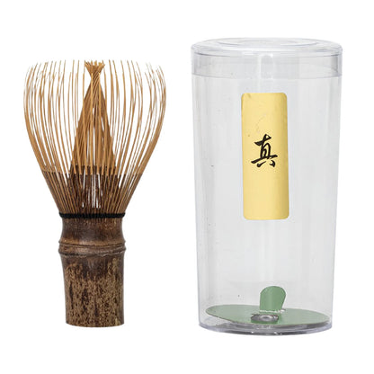 Matcha-Set Keramikschale mit Bambusbesen Traditionell