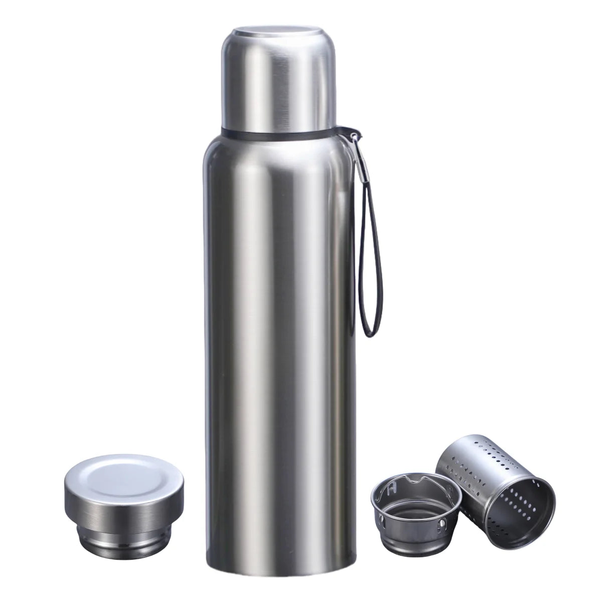 Stainless Steel Water Bottle – Vacuum Insulated Sports Bottle, Summer Travel 2026 Keeps Drinks Hot Or Cold