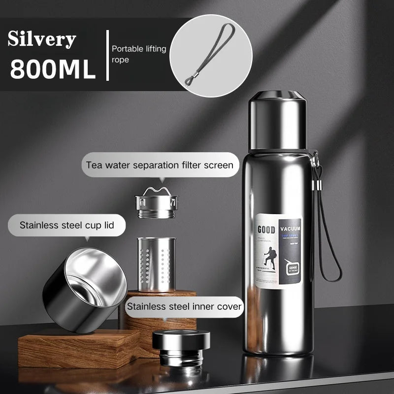 Insulated Water Bottle Stainless Steel Thermos Travel Mug For Outdoors Eco Friendly Gift 2026 Summer