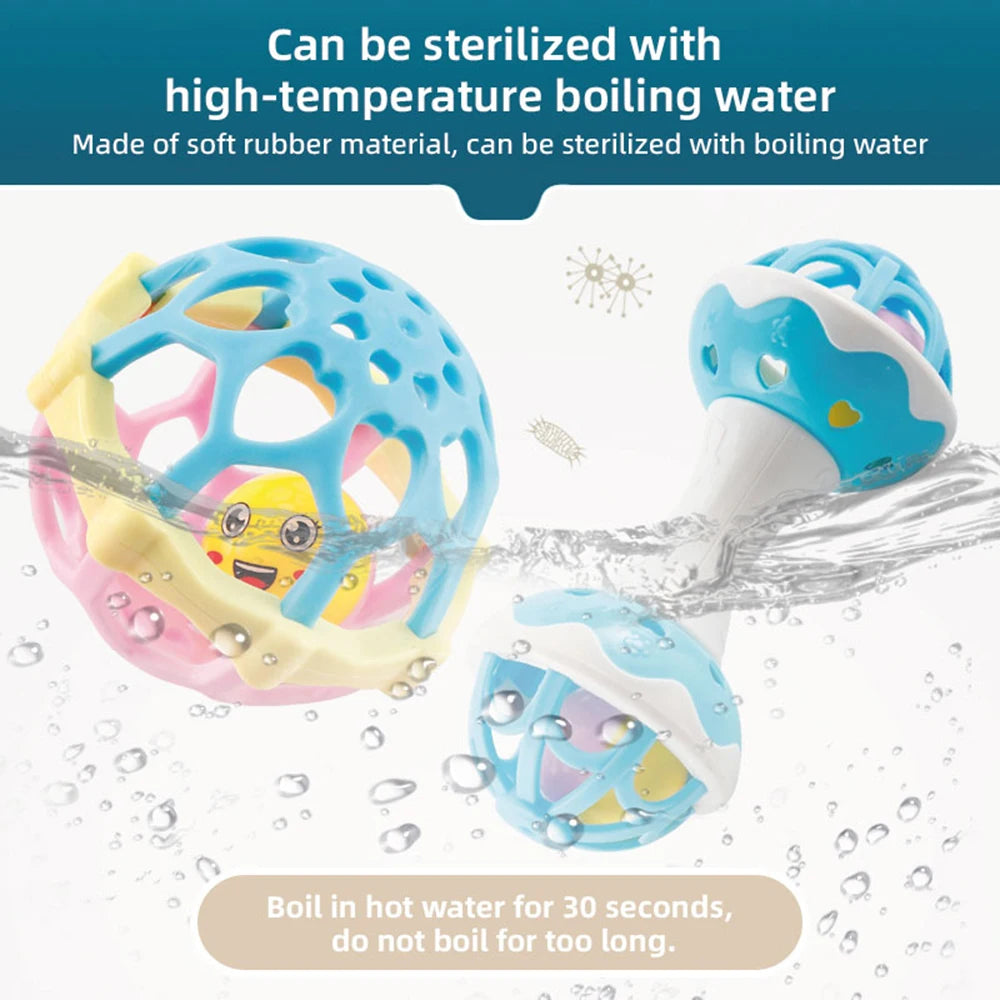 Baby rammelaar sensorisch speelgoed voor fijne motoriekontwikkeling