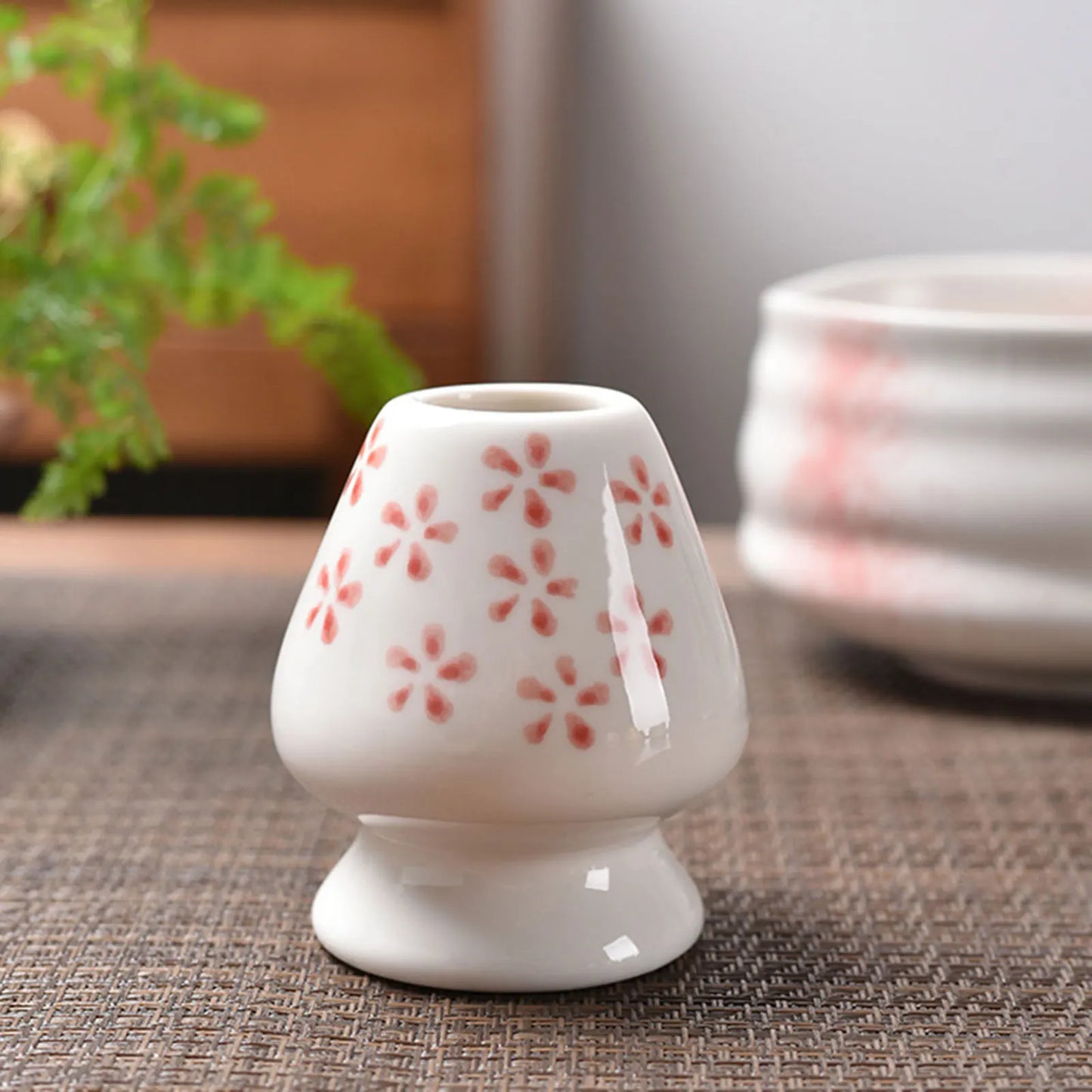 Supporto per frusta Matcha in ceramica Chasen Stand per teiera domestica