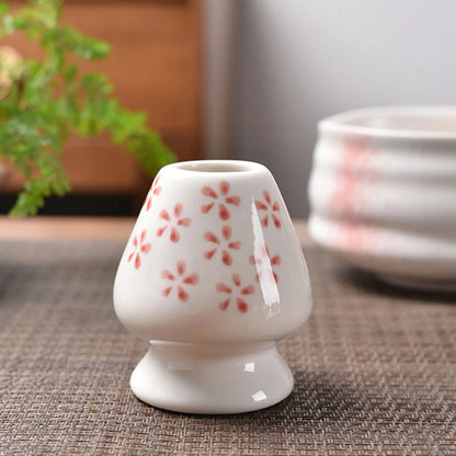 Supporto per frusta Matcha in ceramica Chasen Stand per teiera domestica