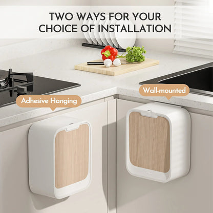 Motion Sensor Trash Can Hanging Bin For Cabinet Door