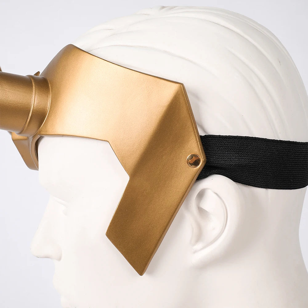 Loki Ragnarok latex kroon-cosplayhelm met hoorns, masker voor volwassen heren en dames, anime-Halloween 2026