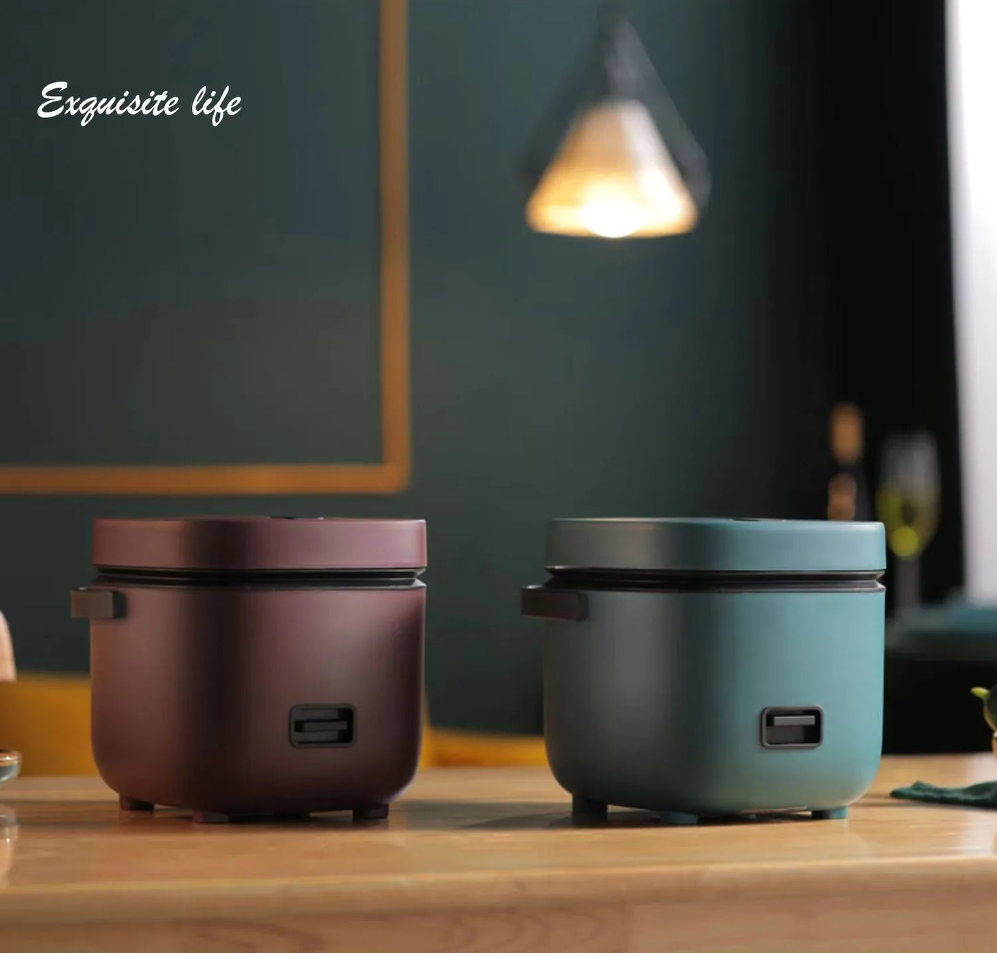 Riskoger 1.2L Mini Automatisk Elektrisk Riskoger Lille Kapacitet 1-2 Portioner Tilbage Til Skole 2025 Nonstick