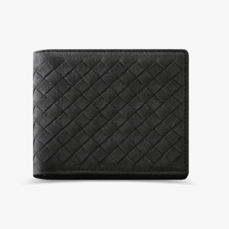 Alcantara Følelse Vævet BiFold Tegnebog Luksus Gaveidé