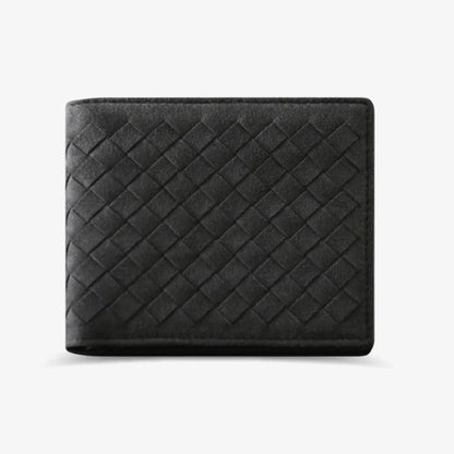 Alcantara Følelse Vævet BiFold Tegnebog Luksus Gaveidé
