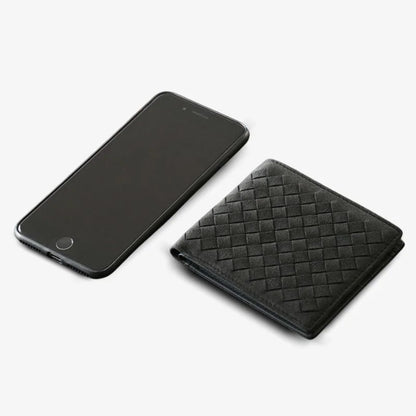 Alcantara Følelse Vævet BiFold Tegnebog Luksus Gaveidé