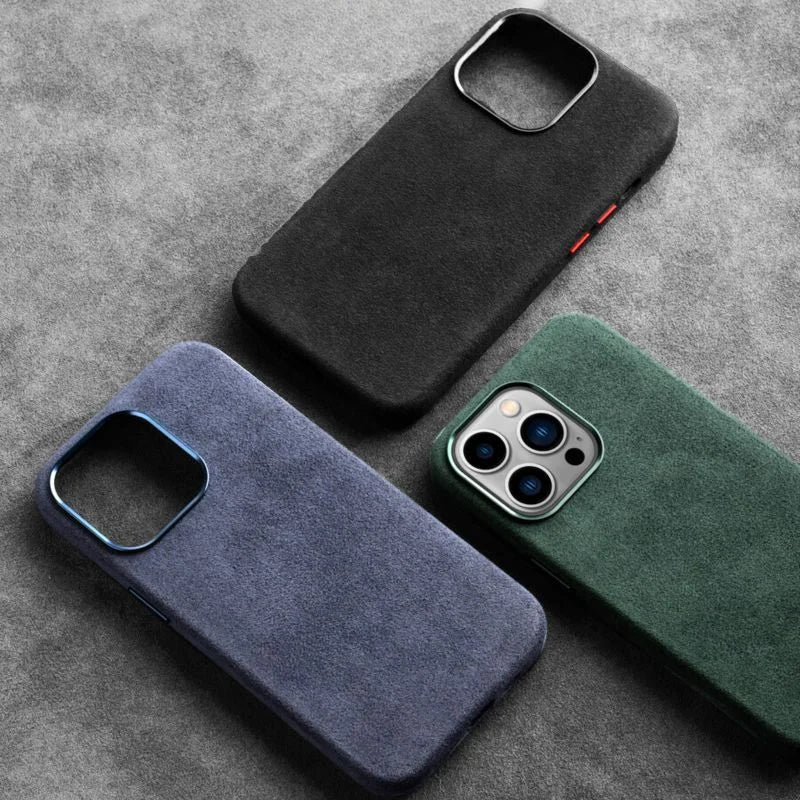 iPhone-Hülle Alcantara Luxus Cover Fall 2025 Schutz