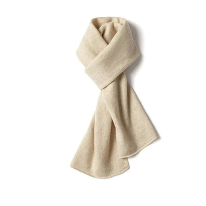 Lightweight Women Cashmere Scarf - Rectangular Knit, Winter