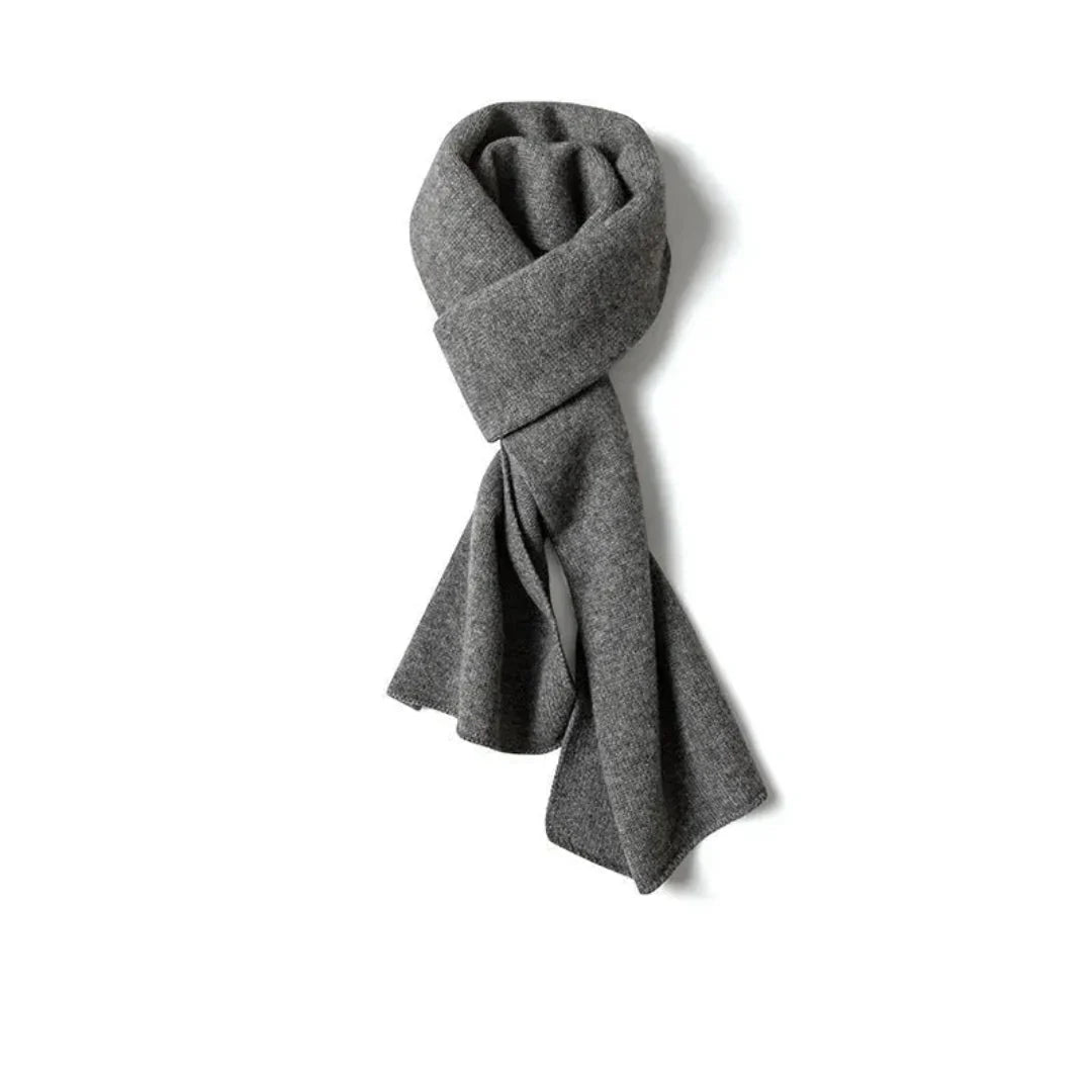 Lightweight Women Cashmere Scarf - Rectangular Knit, Winter