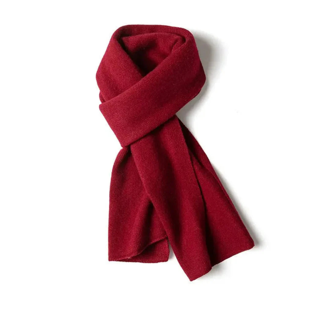 Lightweight Women Cashmere Scarf - Rectangular Knit, Winter