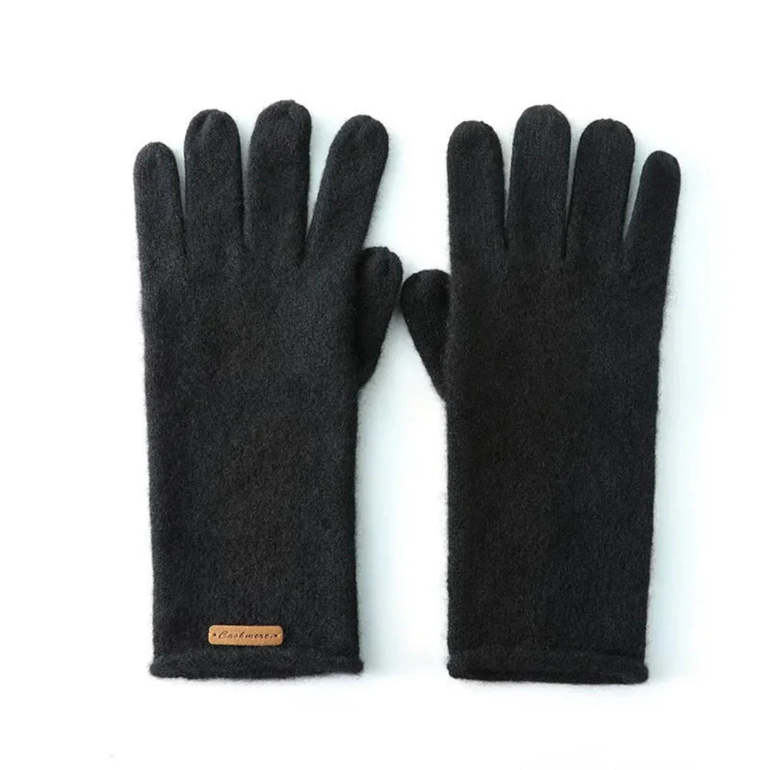 Lightweight Cozy Women's Cashmere Gloves - Slim Cuff, Winter