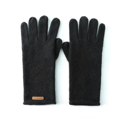 Lightweight Cozy Women's Cashmere Gloves - Slim Cuff, Winter