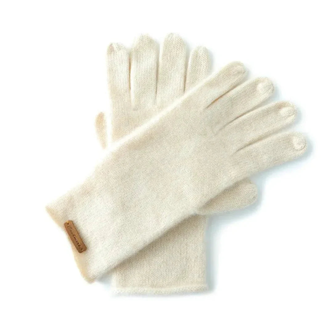 Lightweight Cozy Women's Cashmere Gloves - Slim Cuff, Winter